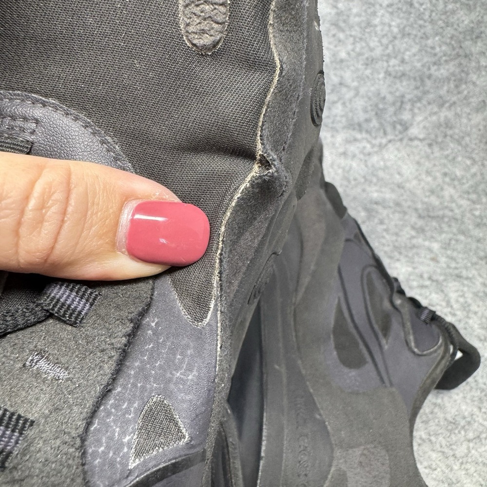 Nike Air Max 270 React Shoes Mens Size 13 Triple Black Oil Training C13866-003 - Picture 10 of 12